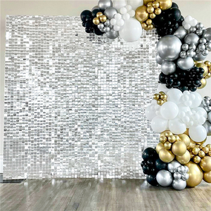 Disco Shimmer Wall Panels - Silver
