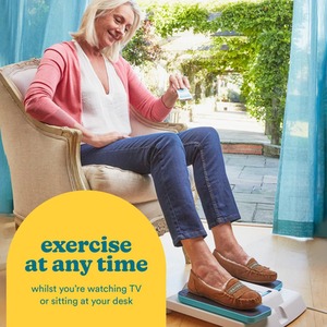 HoMedics PSL-1000-GB 3 Speed Leg Exerciser with Remote Control - White by Homedics