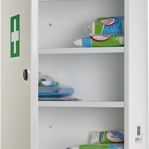 Medicab 1 Medical Cabinet White - White by Safes UK