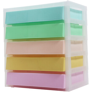 Pastel 5 Drawer Storage