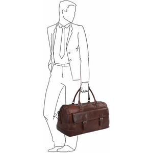Mens Leather Travel Bag - Francis by Ashwood Leather