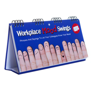 Workplace Mood Swings Flip Book - Multicolor by Boxer Gifts