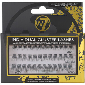W7 Individual Cluster Lashes - Black by W7