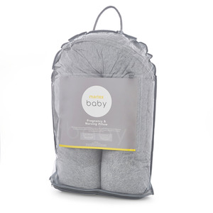 Martex Baby Grey Marl Pregnancy Pillow - Grey by Martex Baby