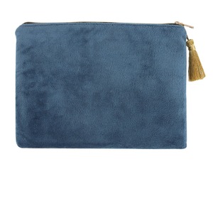 Midnight Hare Velvet Makeup, Wash Bag - Blue by Kingsbury Gifts