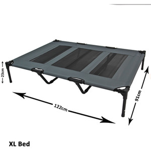 Elevated Dog Bed in Grey - Grey / XL by Actiaspet
