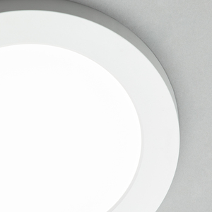 Darly LED 12 Watt Flush Ceiling or Wall Light - White by Litecraft