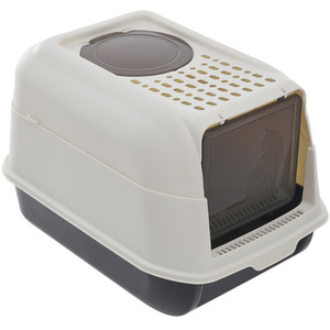 Kidkid Large Top Entry Cat Litter Box with Hood and Scoop by Kidkid