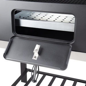 American Large Portable Grill Charcoal BBQ - Black by Charles Bentley