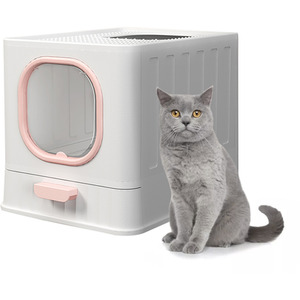 Kidkid Folding Enclosed Cat Litter Box with Scoop by Kidkid