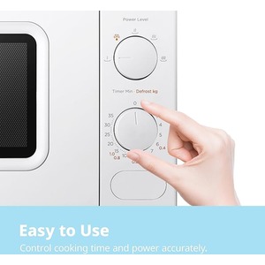 700W 20L Countertop Microwave Oven with Dual Knob by Comfee