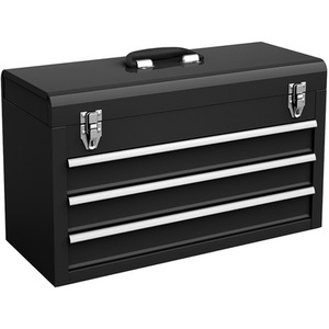 Portable Steel Tool Box - Black by GAINOOM