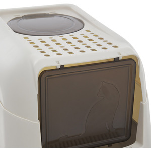 Kidkid Large Top Entry Cat Litter Box with Hood and Scoop by Kidkid