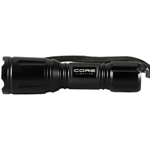 Core LED Torch Portable 50M Light 200 Lumen Battery Operated - Black by CORE Lighting