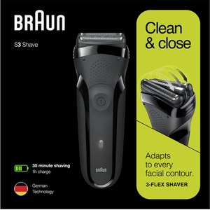 Braun Series 3 300 Electric Shaver, Razor for Men - Black by Braun