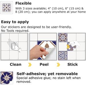 Walplus Wall Tiles Stickers by WALPLUS