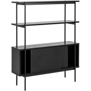 Angus Small Bookcase - Black