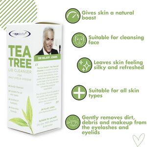 Tea Tree Eyelid Cleanser 100ml - White by The Eye Doctor