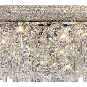 Alexandra Ceiling Pendant Chandelier 18 Light Polished Chrome, Crystal - Polished Chrome