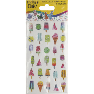 Ice Lolly and Sweet Stickers by Crafty Club