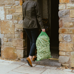 Warma Oak Pizza Oven Kindling Little Logs - Beige / 2 by Warma