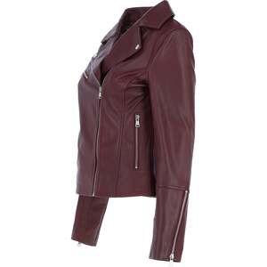 Giulia Veg Tanned Leather Biker Jacket by Ashwood Leather