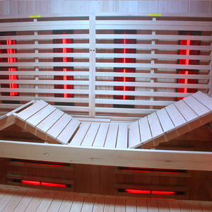 Indoor Family 4 - 6 Person Infrared Sauna - Canadian Spruce by Insignia