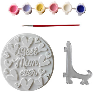 Best Mum Ever Plaster Painting Kit by Art Studio