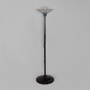 Floor Standing Outdoor Radiant Patio Heater - Silver by Litecraft