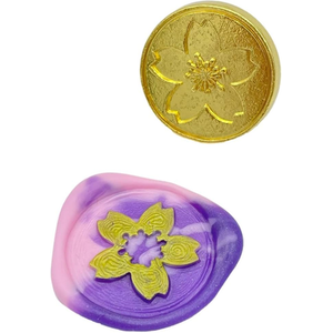 Flower Wax Stamp Head - Gold by Syntego