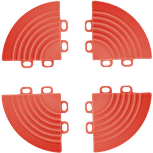 Corners for Nicoman Garage Floor Tiles - Red by Nicoman