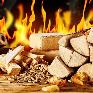 Laeto Firewood Depot Kiln Dried Ruf Block Briquettes by Laeto