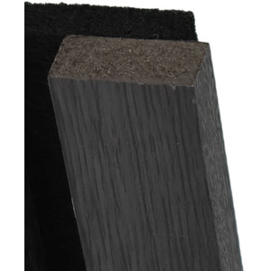 Self-Adhesive Wood Grain Acoustic Cladding Panel - Dark Grey by Livingandhome