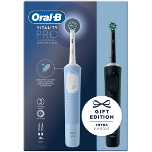 Oral-B Vitality Pro Black Blue Electric Toothbrushes - Black by Oral-B
