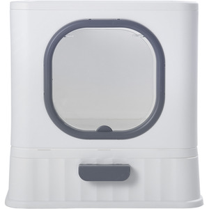 Kidkid Folding Enclosed Cat Litter Box with Scoop by Kidkid