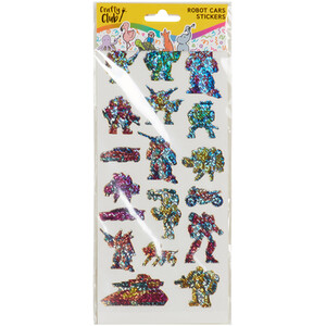 Robot Stickers Set by Crafty Club