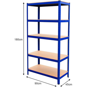 Blue Monster Racking T Rax Metal Storage Shelves - Blue by Monster Racking