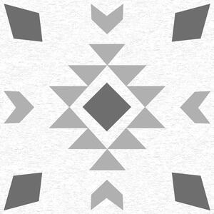 Floor Tiles Self-Adhesive Vinyl Flooring Kitchen Bathroom - Grey / Ethno by D-C-Fix