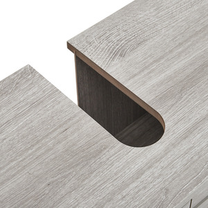 Bathroom Vanity Sink Cabinet Under Sink - Grey by Livingandhome