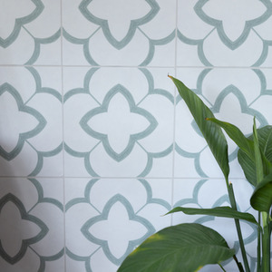 Quadrostyle KASBAH GREEN Wall Tile and Furniture Vinyl Stickers by Quadrostyle