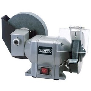 Draper Wet and Dry Bench Grinder (250W) - Silver by Draper