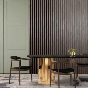 Chestnut Easy Living Acoustic Slat Wall Panel - Chestnut / 1 / Sample by Kraus