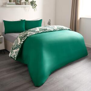 Tropical Duvet Cover Set - Green / Double / 200cm by OHS