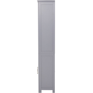 Freestanding Bathroom Tall Cabinet with Blind Door by Livingandhome