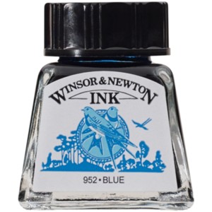 Winsor and Newton 14ml Drawing Ink - Blue by Winsor & Newton