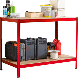 Neo Metal Garage Workbench - Red by Neo