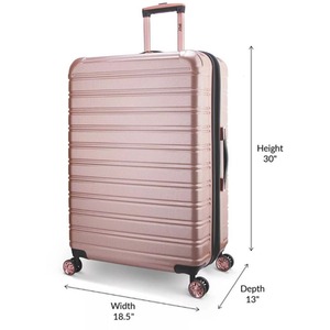 IFLY 3pcs Luggage Set Hardside Spinner Upright Rose Gold - Set - Rose Gold by IFLY