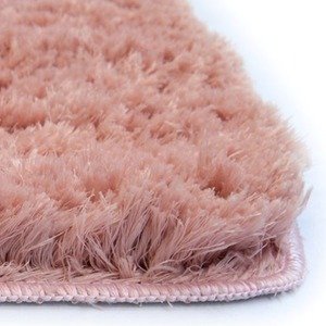 Pink Washable And Non Slip 4cm Shaggy Rug - Rena by The Rug Wholesaler