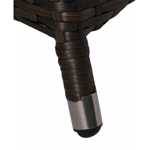 Arizona Square Rattan Patio Dining Set - Brown / 8 by Giardino