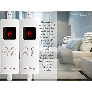 Electric Blanket Bed Fleece Heated Mattress Cover by Sweet Dreams